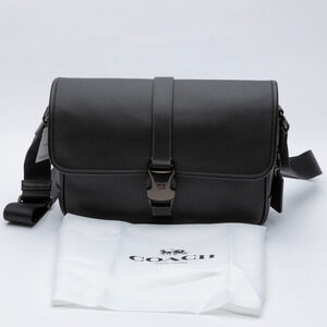 Coach Men League Messenger Bag Black